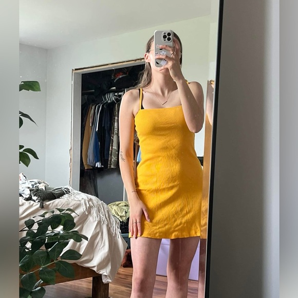 Forever 21 orange summer dress - Picture 1 of 3